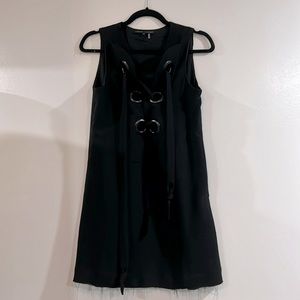 XS English Factory black dress
